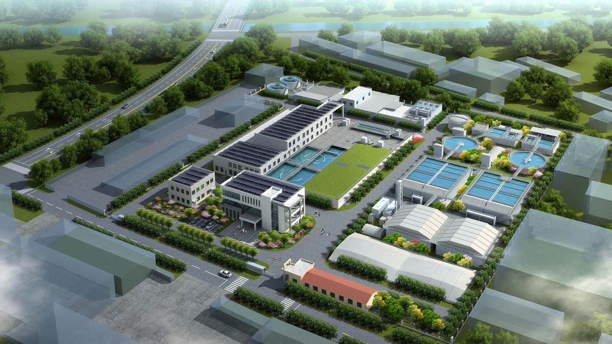 江陰南閘污水處理廠(chǎng)擴建工程